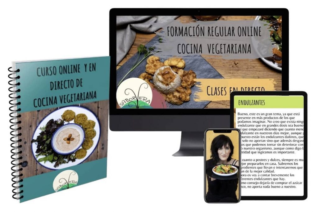 Curso Online Cocina Vegetariana 2022-23 Saborvera