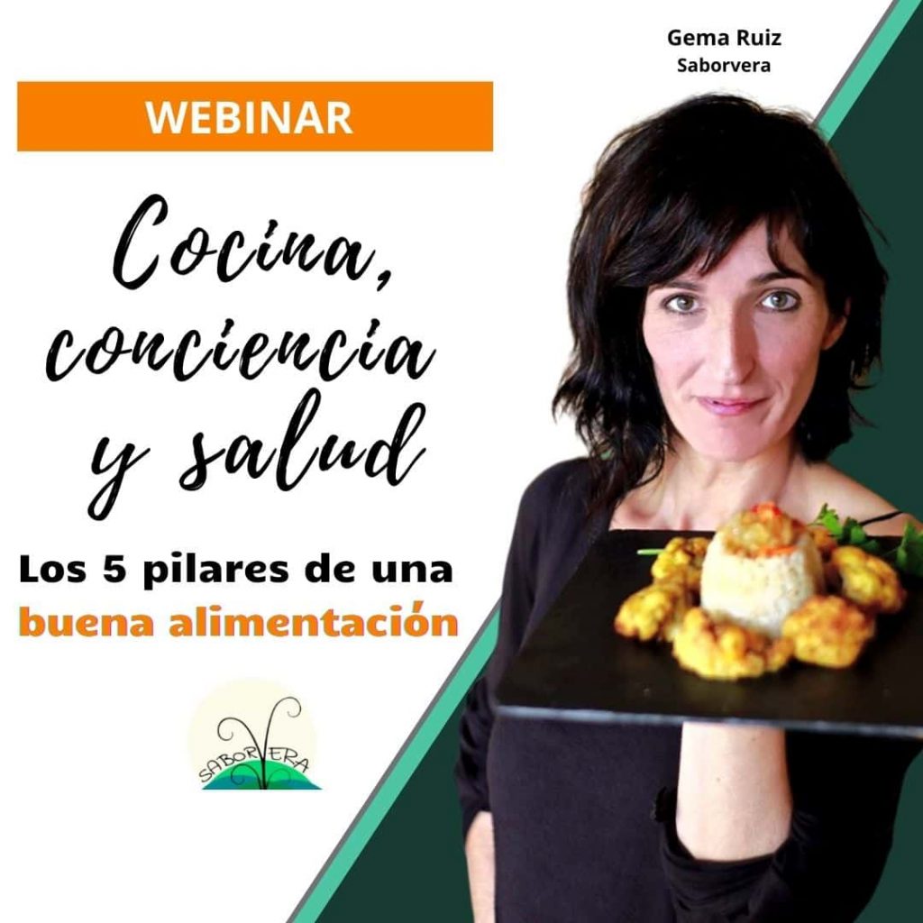 WEBINAR Cocina Conciencia y Salud Saborvera Gema Ruiz